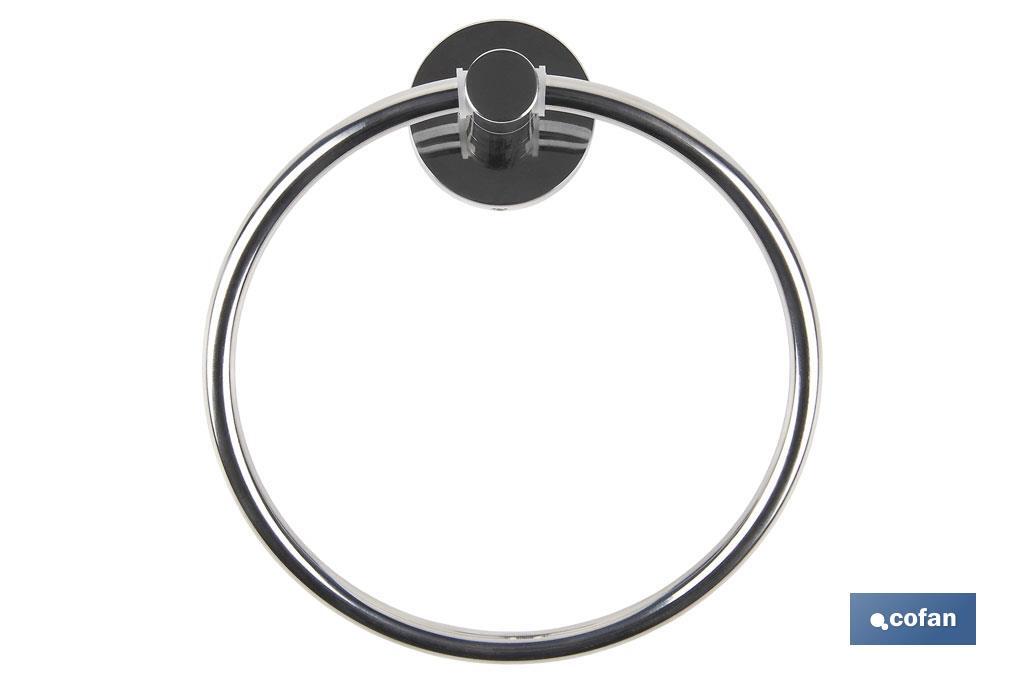 TOALLERO CIRCULAR MODELO LAGOA INOX 304  BRILLO