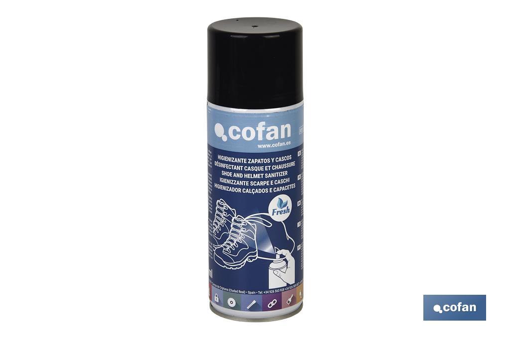 SPRAY HIGIENIZANTE PARA CALZADO Y CASCOS (PACK: 1 UDS)