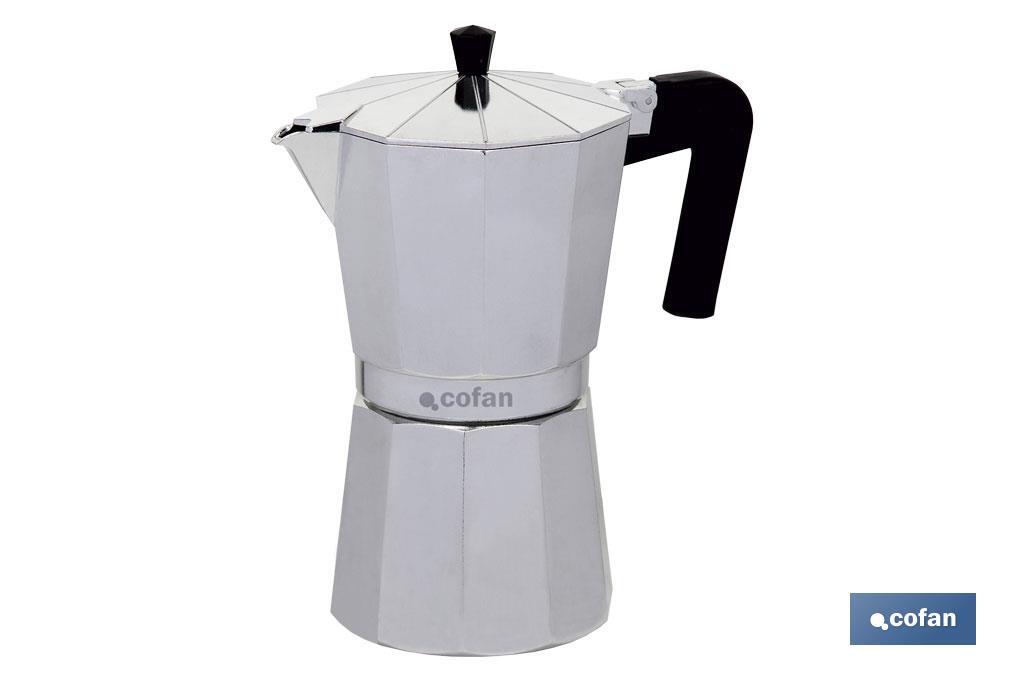 CAFETERA ITALIANA ALUMINIO INDUC.6 TAZAS (PACK: 1 UDS)