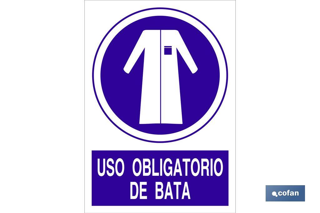 Uso obligatorio de la bata