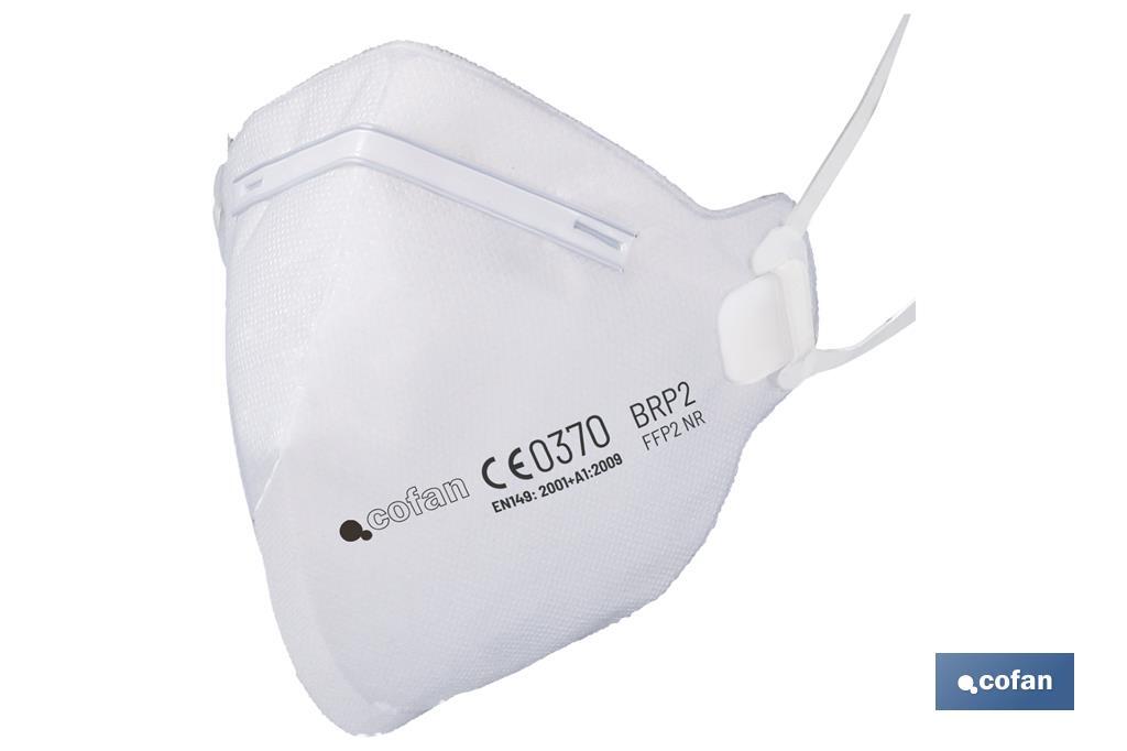 Mascarilla FFP2 NR con ajuste en cabeza