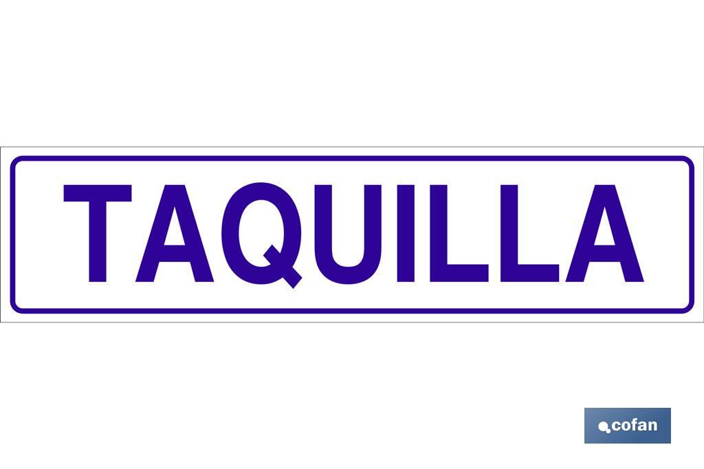 Taquilla